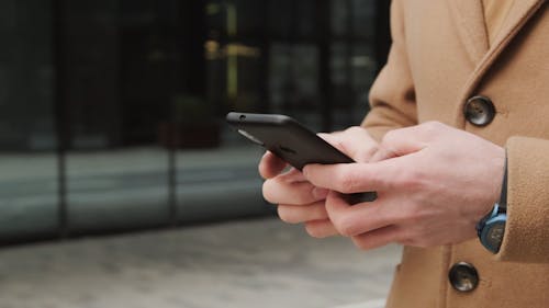 Using A Cellphone While Walking