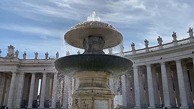 fountain in st peter s square