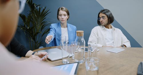 A Business Meeting In The Conference Room