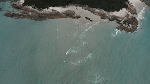 Aerial Footage of a Beach 