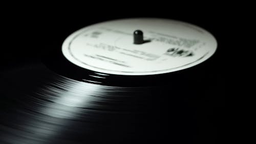 Close Up View of a Vinyl 