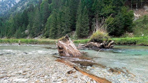 Water Flowing on a RIver