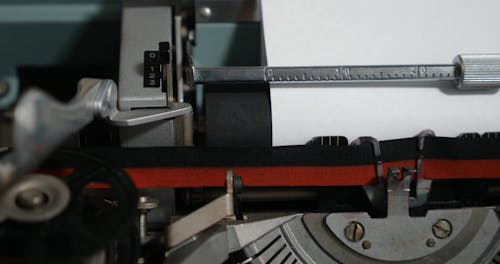 Typing Words on a Typewriter