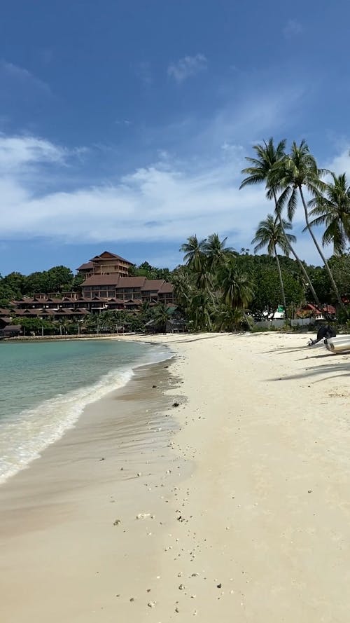 A View of the Sea in a Beach Resort