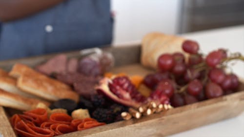 Preparing A Food Platter