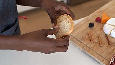 variety of graze food in a platter