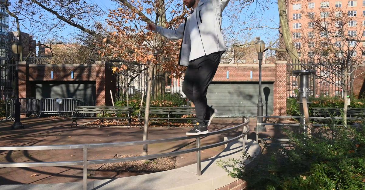 Guy Railing Man Walking On a Railing Free Stock Video Footage, Royalty-Free 4K & HD ...