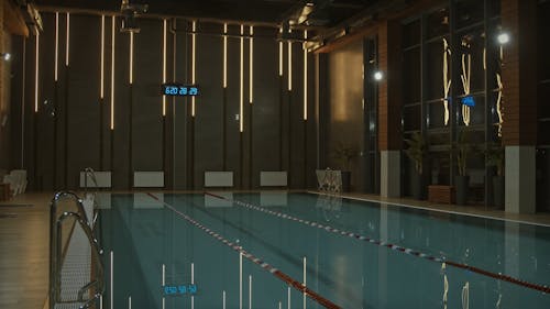 An Indoor Olympic Size Swimming Pool