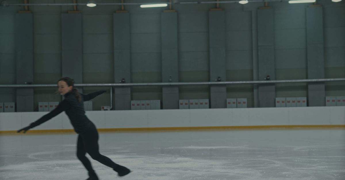 Ice Skater Spinning Free Stock Video Footage, Royalty-Free 4K & HD