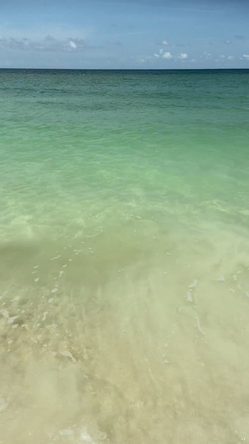 Sandy Beach and Turquoise Sea
