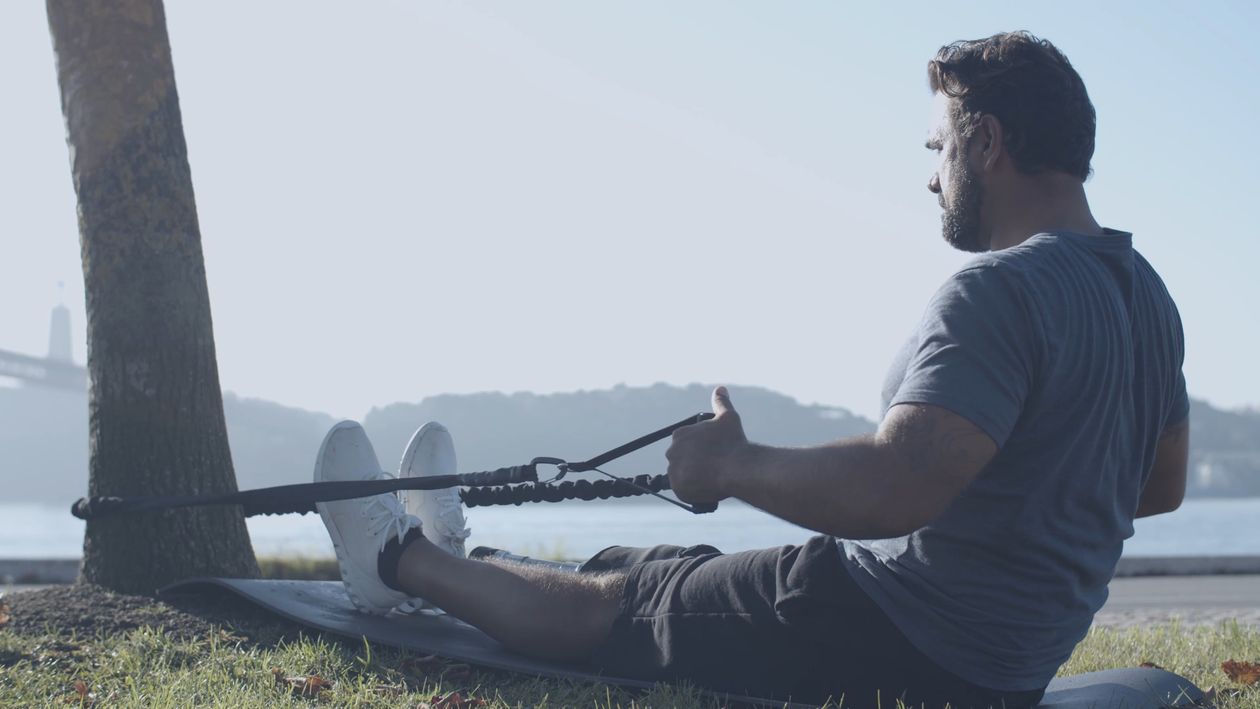 Man Straining As He Rows Man Doing Seated Row Exercise Free Stock Video Footage, Royalty-Free 4K ...