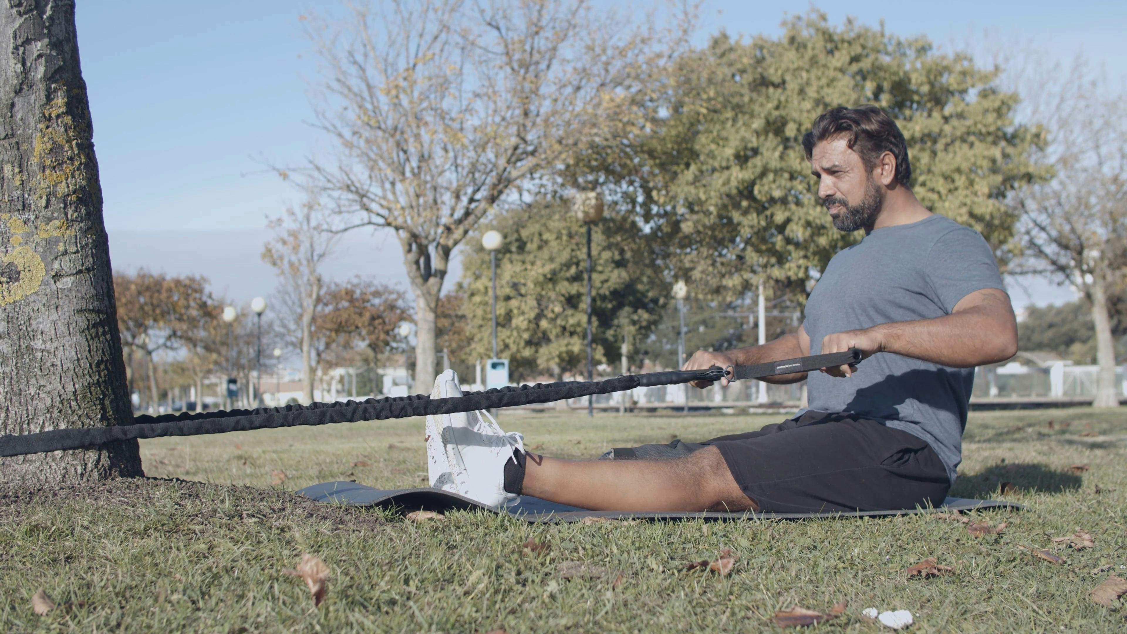 Man Doing Exercise · Free Stock Video