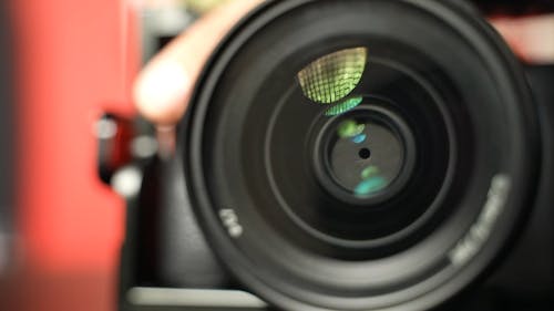 Camera Lens Closeup