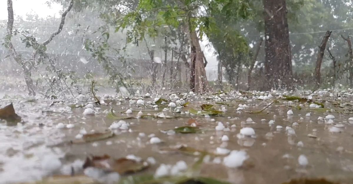 Hail Weather Animation Hail Storm In Slow Motion Free Stock Video Footage, Royalty-Free 4K ...
