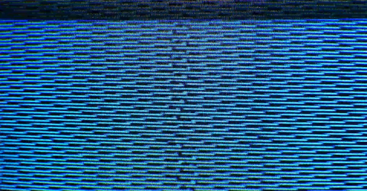 Static Lines on a Screen · Free Stock Video