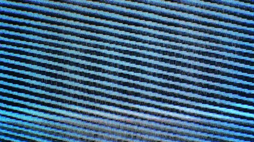 White Noise Lines on a Screen