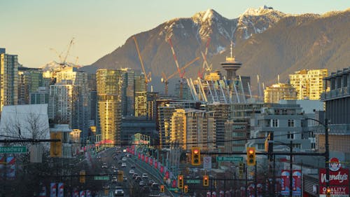 Time Lapse Video of a City and Buildings