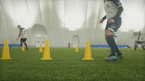 Soccer Players Training