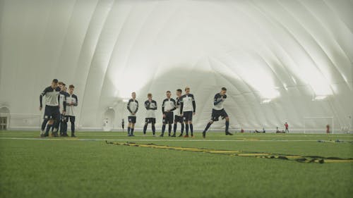 Soccer Players Training