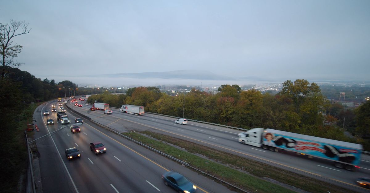 Highway Video Drone Footage of a Highway Free Stock Video Footage, Royalty-Free 4K ...