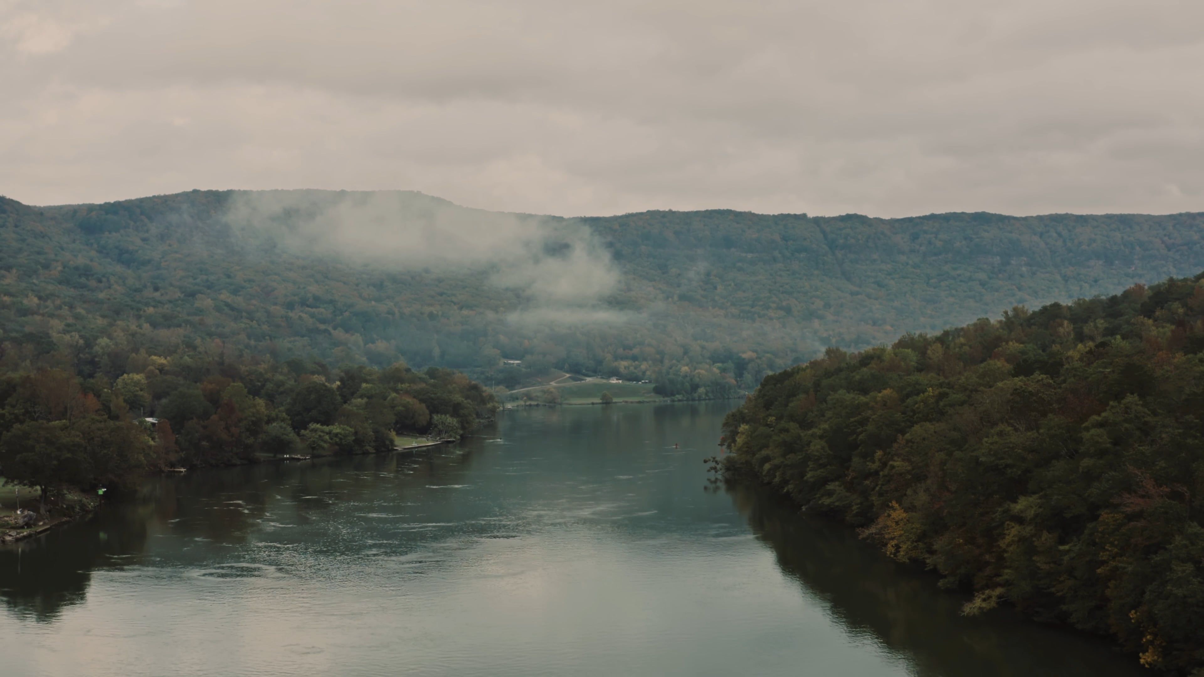 Aerial Footage of a River Free Stock Video Footage, Royalty-Free 4K ...
