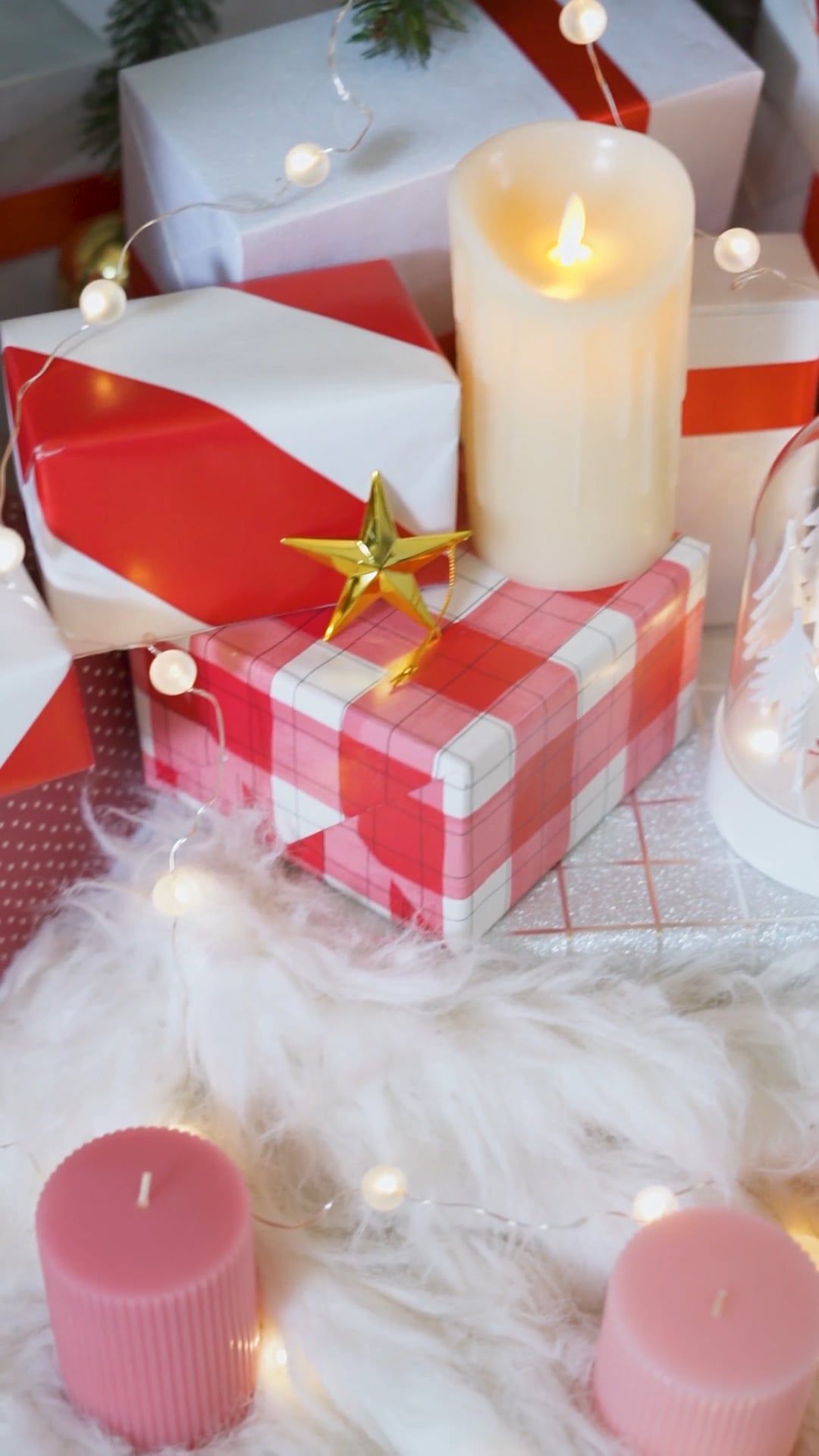 Presents Video Close Up Video of Christmas Presents · Free Stock Video