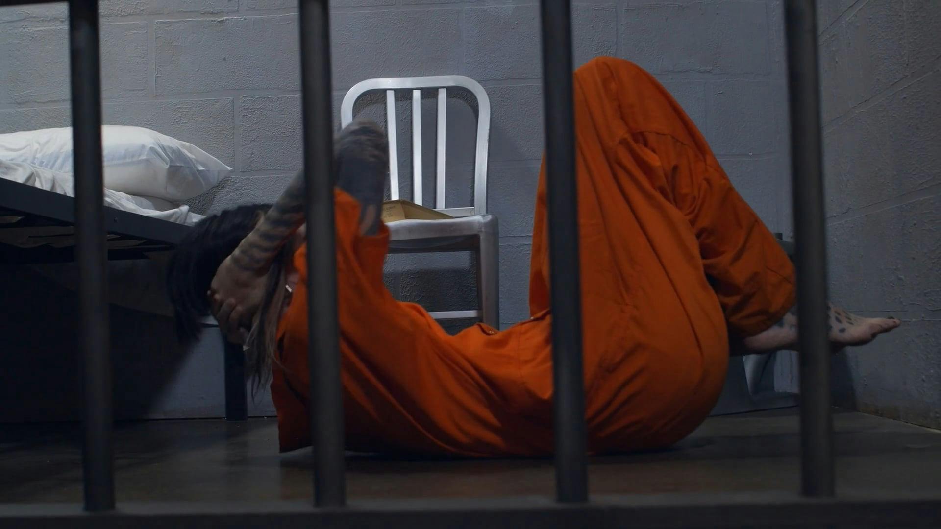 Female Inmate Doing Sit-ups \u00b7 Free Stock Video