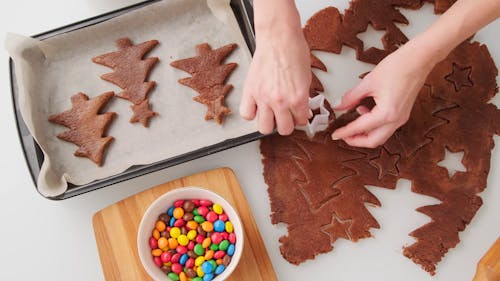 Biscotti Di Natale Dell'albero Di Natale