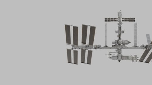 A 3D Render of the International Space Station