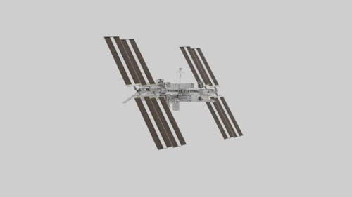 A 3D Render of the International Space Station