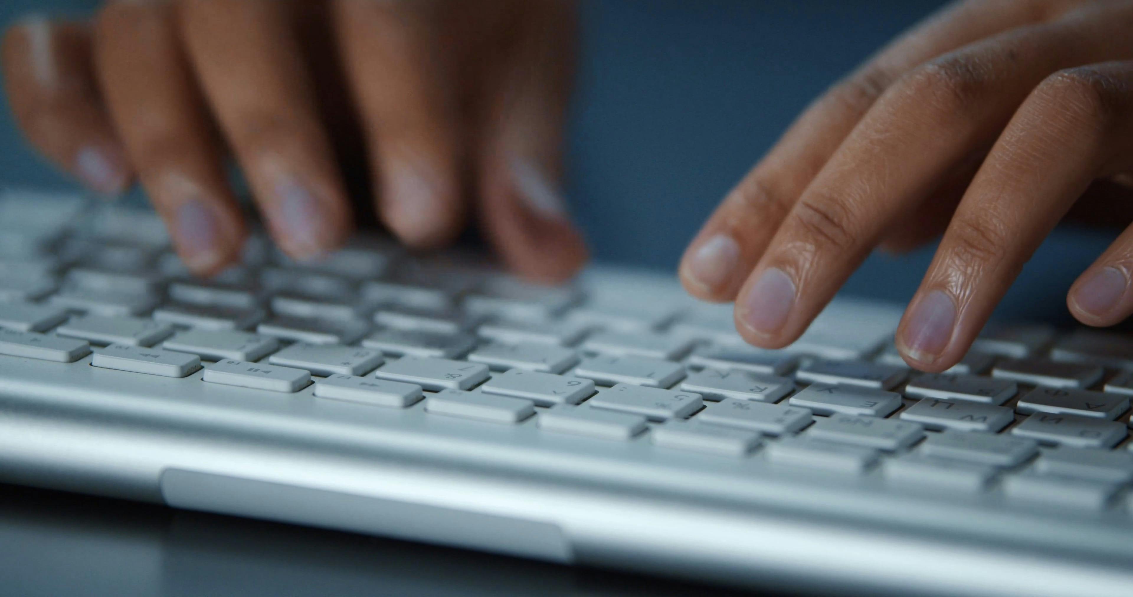 typing-on-a-typewriter-free-stock-video