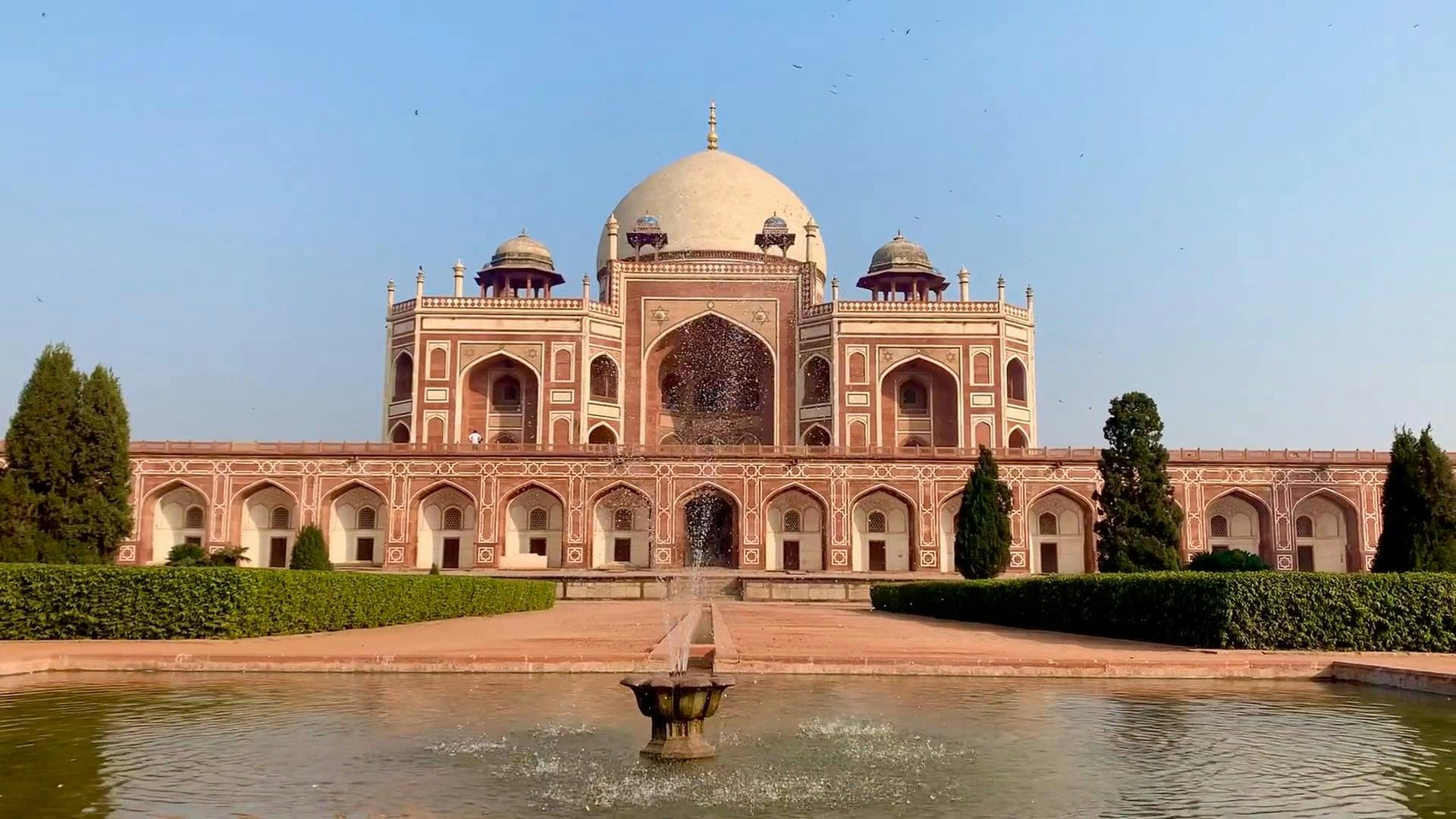 Humayun's Tomb Facade · Free Stock Video