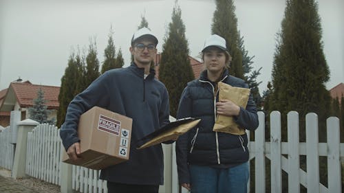 Two Delivery Workers