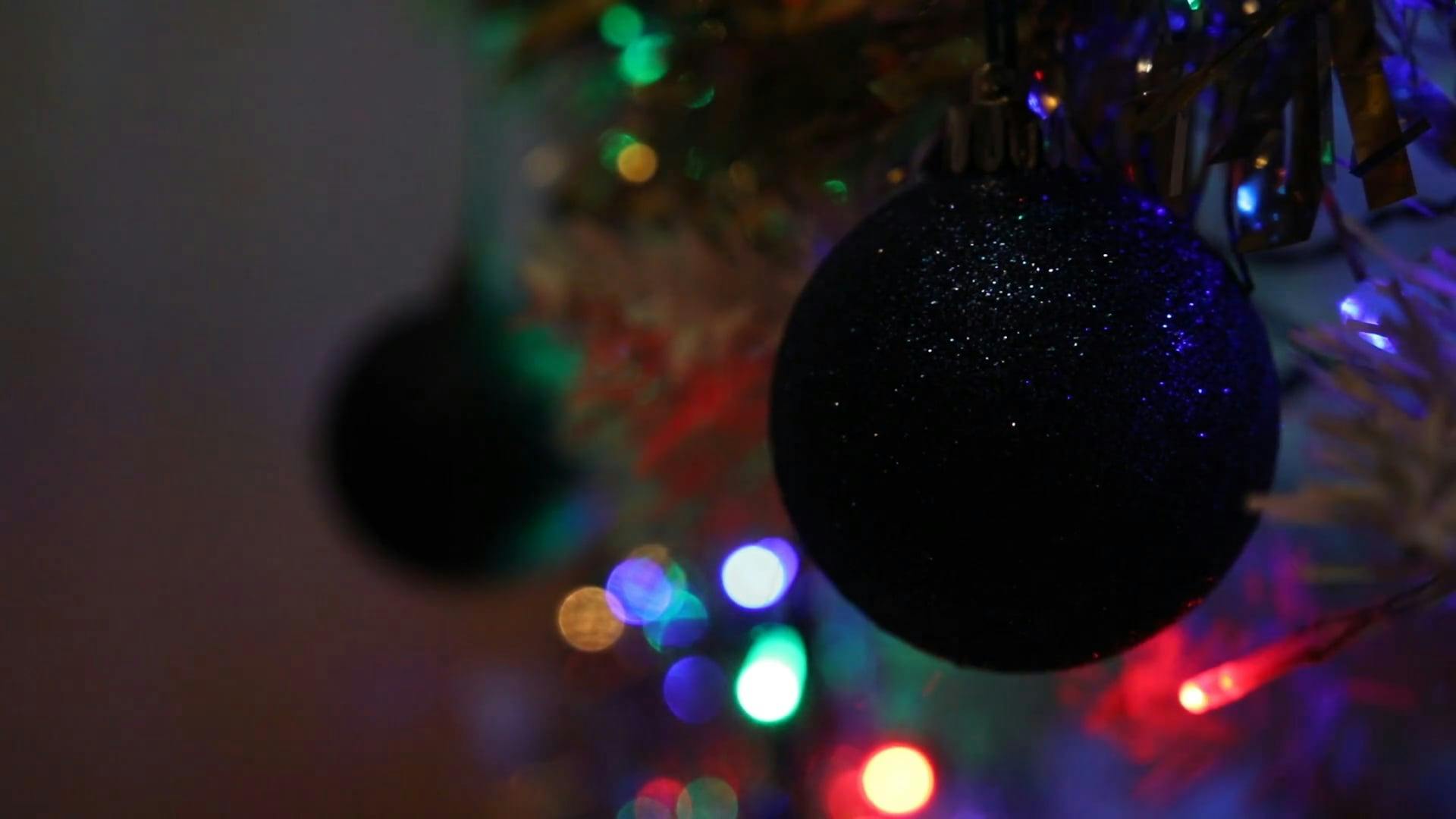 Christmas Lights Flashing Free Stock Video Footage, RoyaltyFree 4K