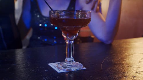 Close Up of a Cocktail Drink