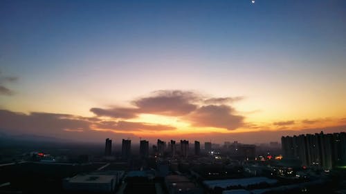 Sunrise in a City 