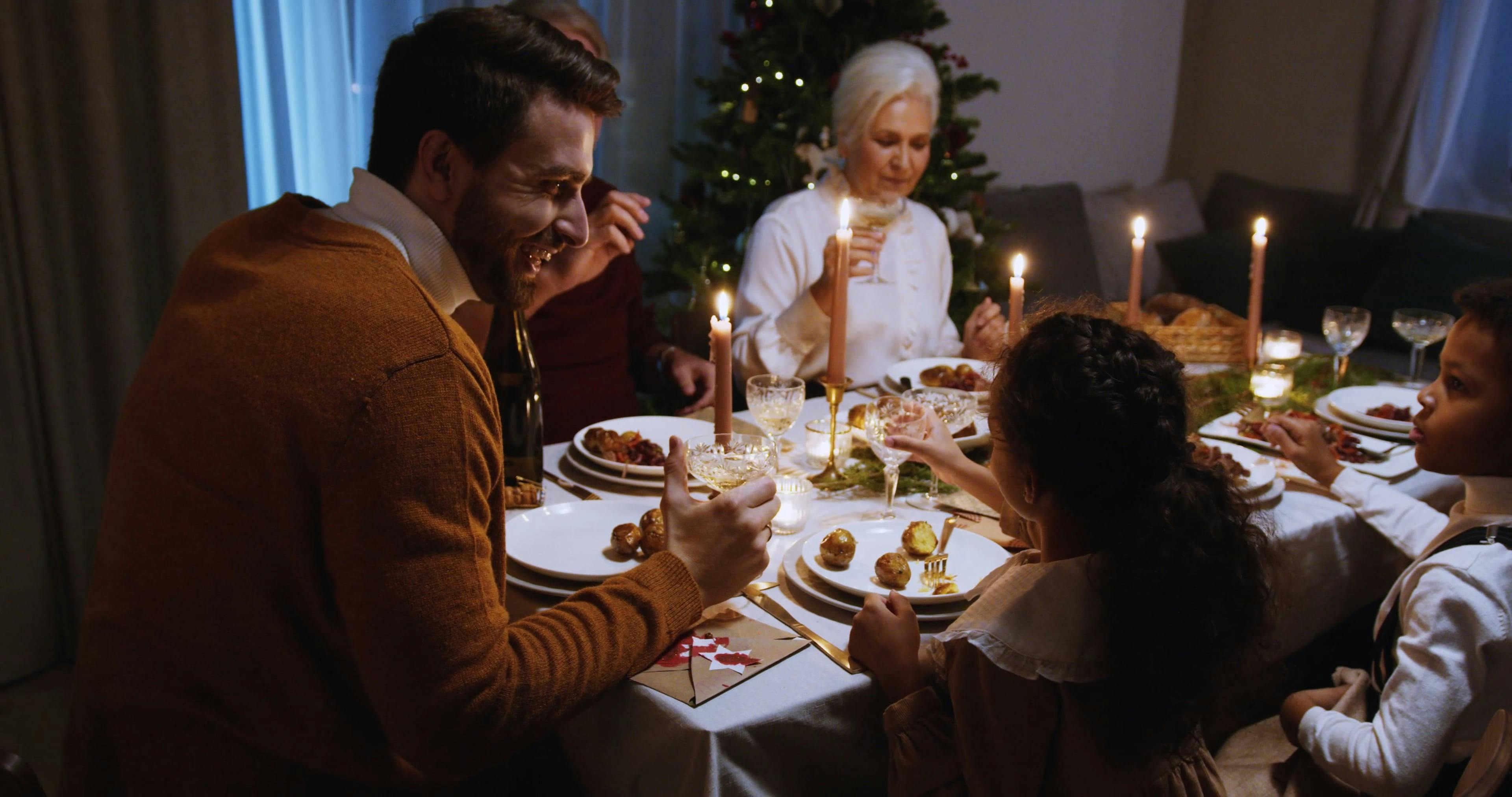 Celebrating Christmas Together As Family · Free Stock Video