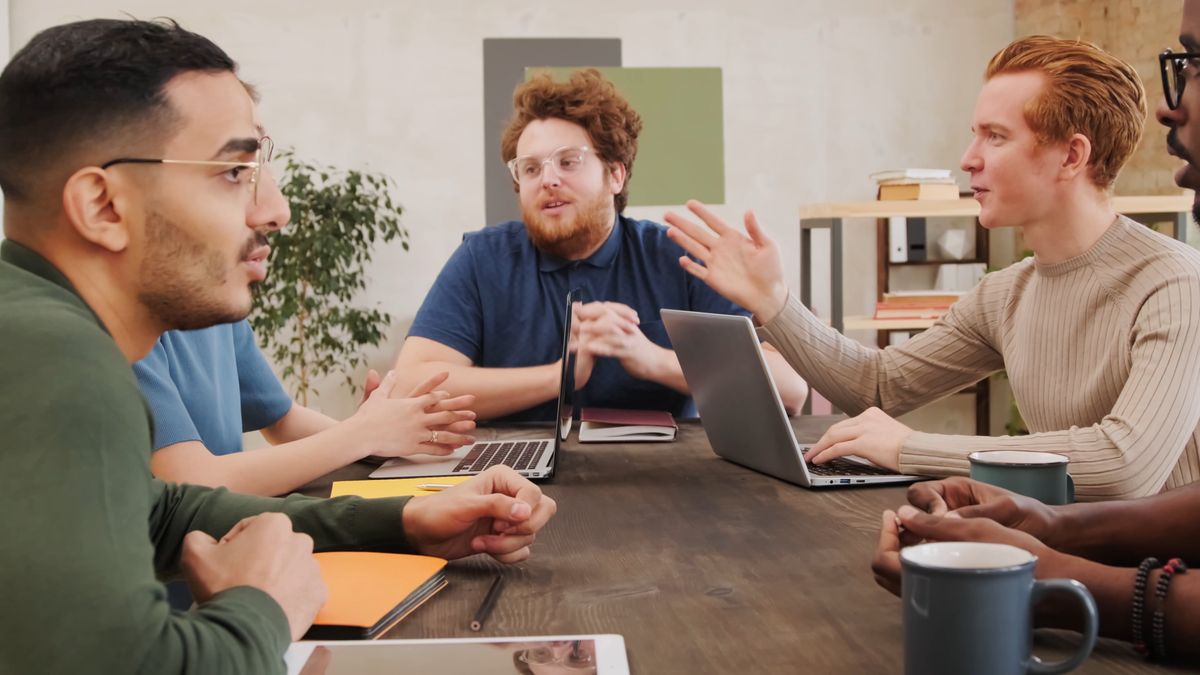 Discussion In Hd People Having A Meeting and Discussion At Work Free Stock Video Footage ...