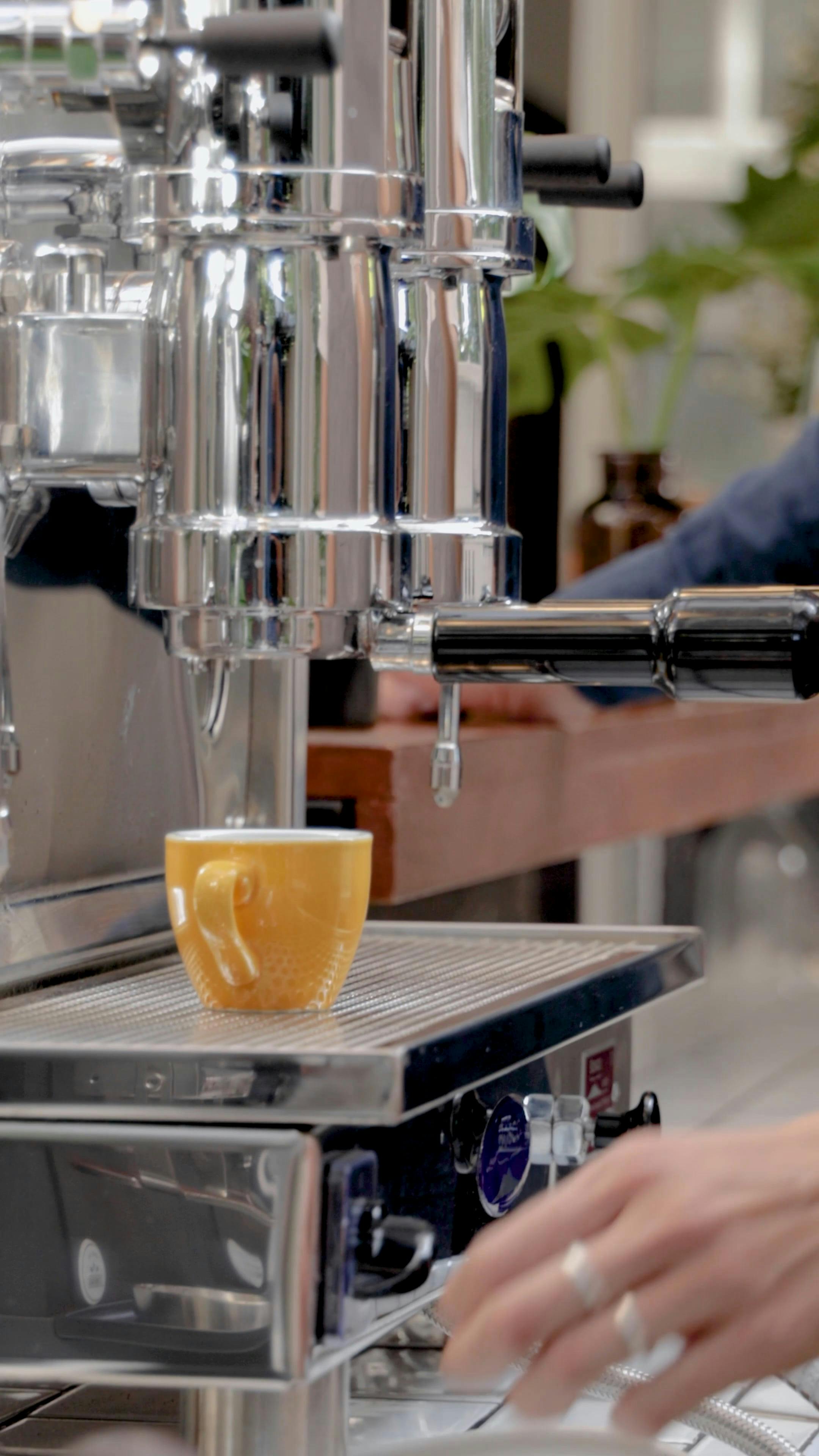 A Person Making A Shot of Espresso · Free Stock Video