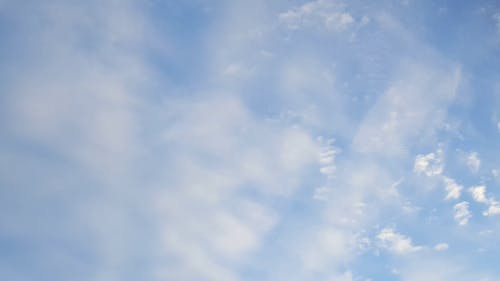 Time Lapse Blue Sky and Clouds 