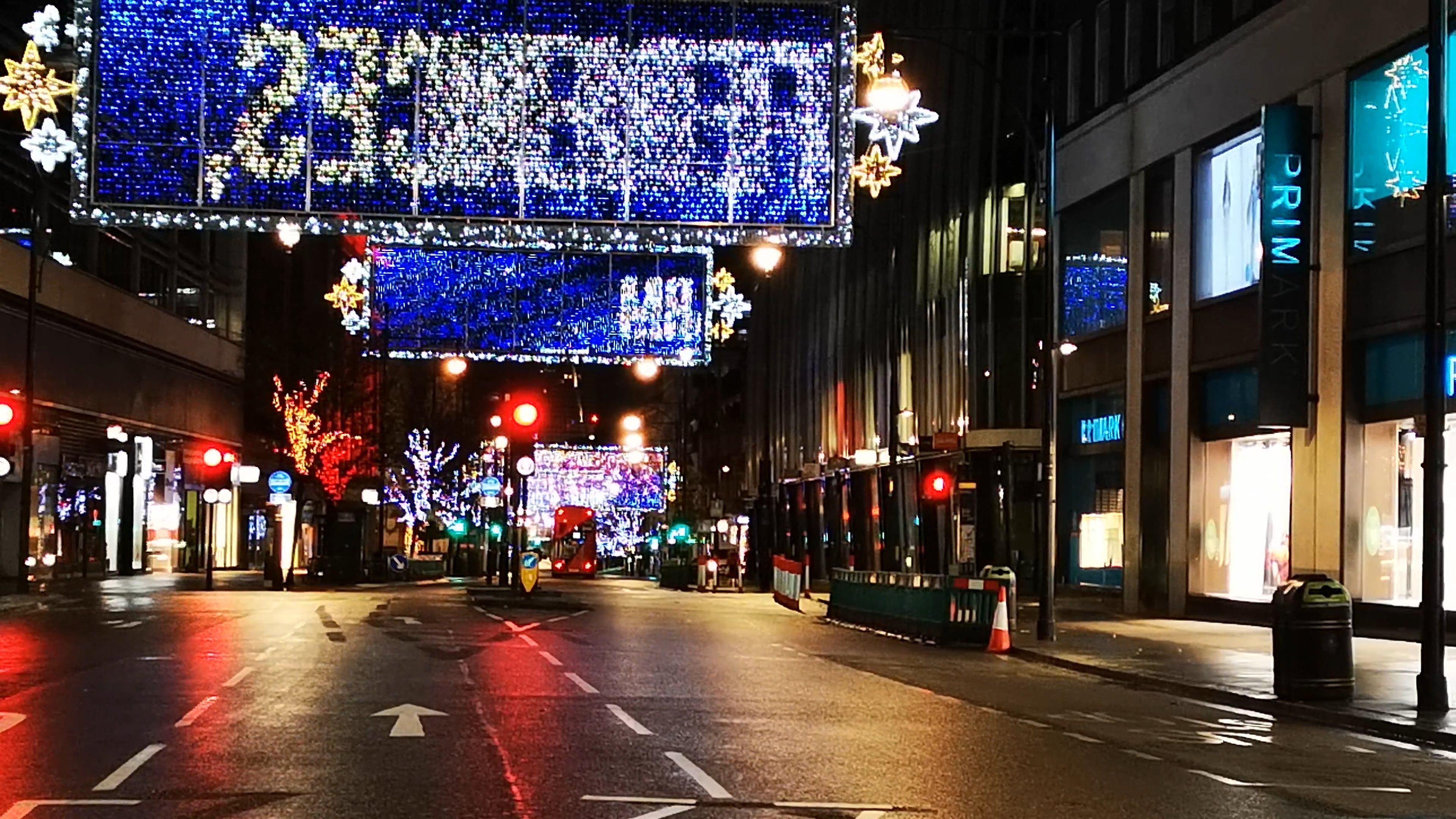 Empty Street of London at Night Free Stock Video Footage, Royalty-Free ...