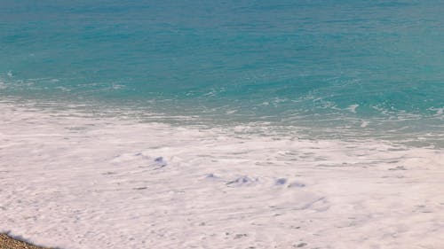 Waves Crashing on the Beach