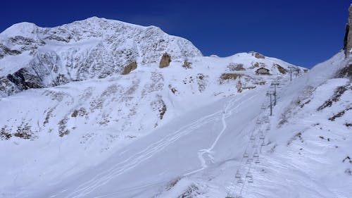 Drone Footage Of A Ski Resort
