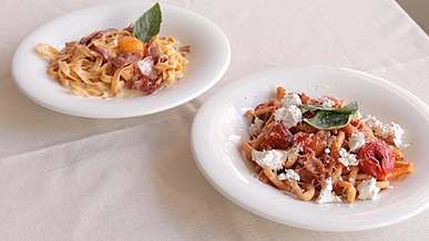 food on the table