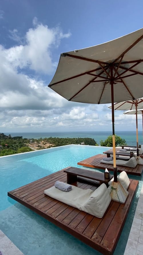 Infinity Pool with Wooden Decks