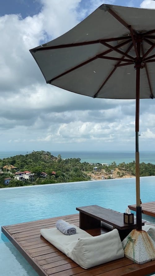 Infinity Pool with Wooden Decks