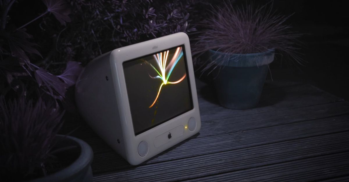 A Screen of an eMac Computer Free Stock Video Footage, Royalty-Free 4K ...