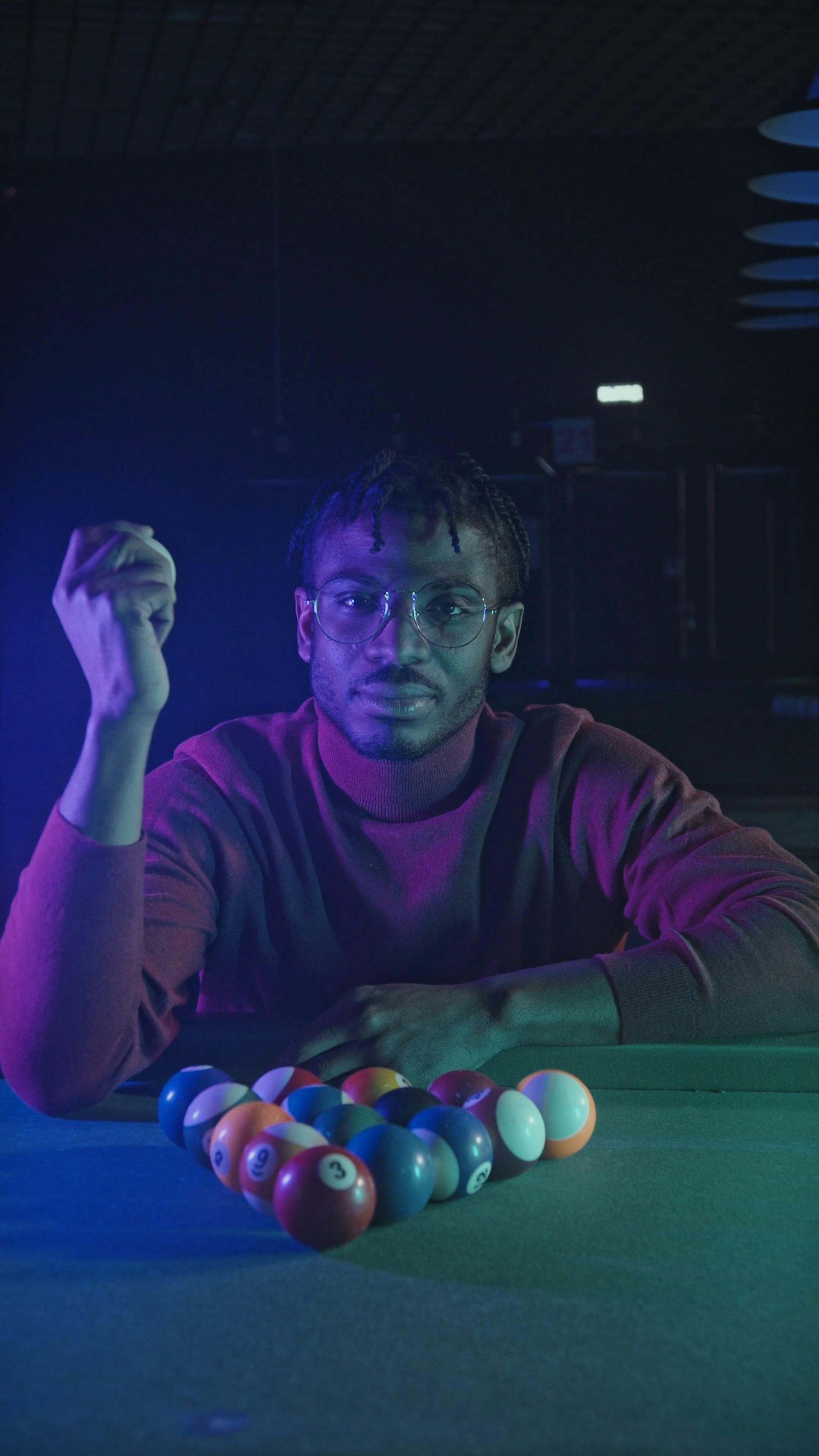 Black Billiard Balls Player Videos, Download The BEST Free 4k Stock