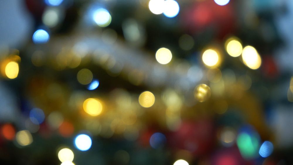 Light Flinking Blinking Christmas Lights · Free Stock Video