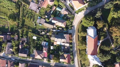 Aerial View of Residential Area